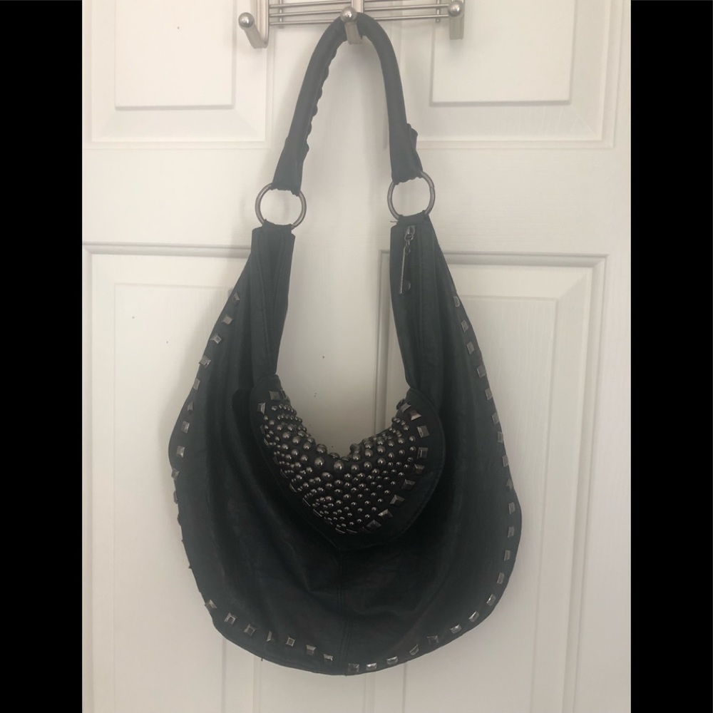 Studded purse